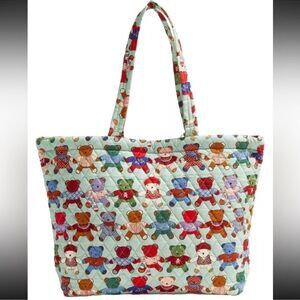 Vera Bradley Multicolor Quilted teddy bear Bag